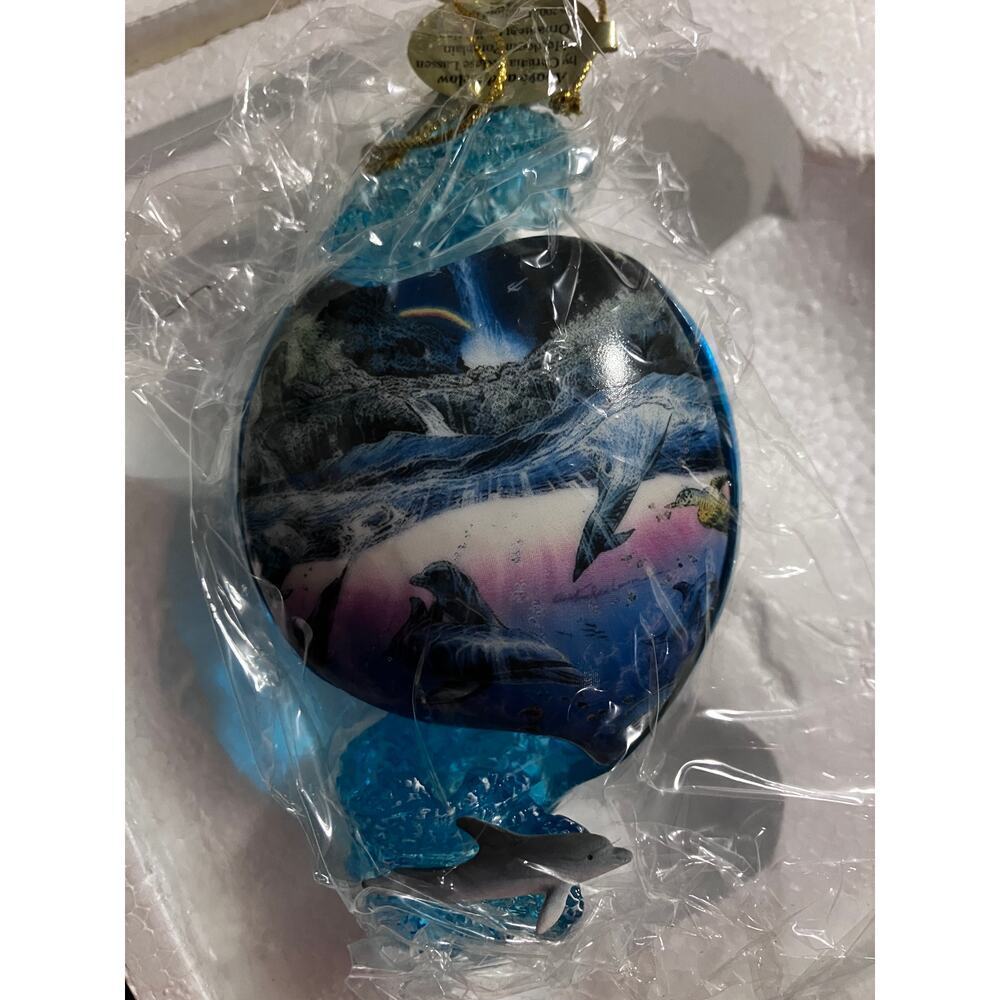 The Bradford editions above below ornament collection Sea Dolphins Decor Coastal - Picture 13 of 14